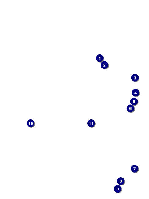 Black Tie Economy Event Badge Front Field Markers