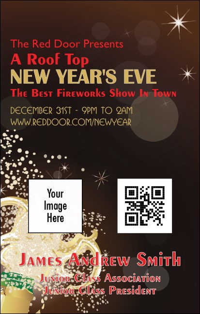 Champagne Bistro VIP Event Badge Medium Product Front