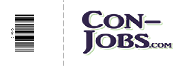 Dinner Dance Event Ticket Product Back