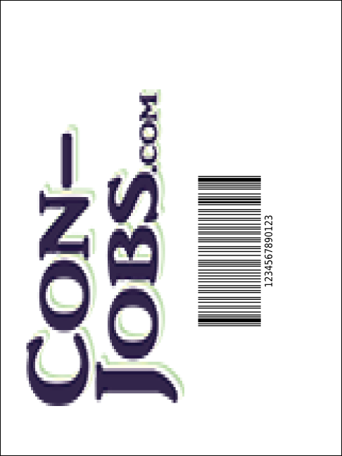 Retro Colors Economy Event Badge Product Back