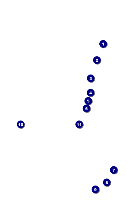 Autism Awareness VIP Event Badge Medium Front Field Markers