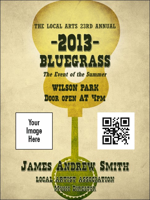 Banjo and  Guitar Economy Event Badge Product Front