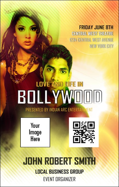 Bollywood VIP Event Badge Medium Product Front