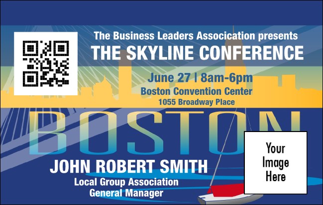 Boston VIP Event Badge Medium