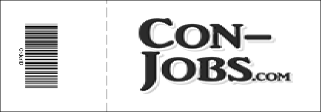 Retro Chalkboard Event Ticket Product Back