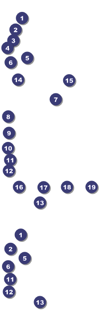 Versus Black Event Ticket Front Field Markers
