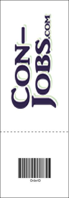 Snowboarding Event Ticket Product Back