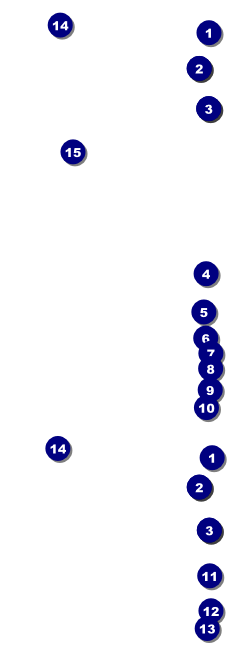 Disco Dance Festival Event Ticket Front Field Markers