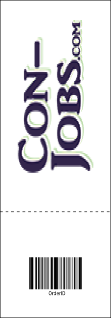 Ski Race Event Ticket Product Back