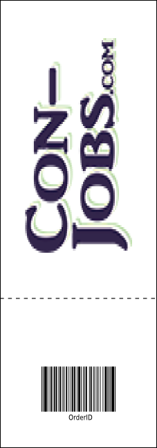 Alternative Music Event Ticket Product Back