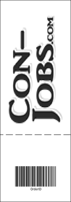 Montreal General Admission Ticket (black and white) Product Back