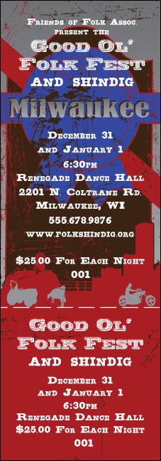 Milwaukee General Admission Ticket Product Front