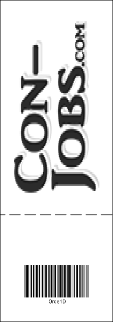 Houston General Admission Ticket (Black and white) Product Back