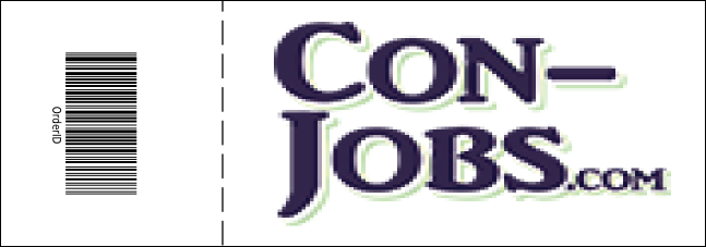 Purple and White General Admission Ticket Product Back