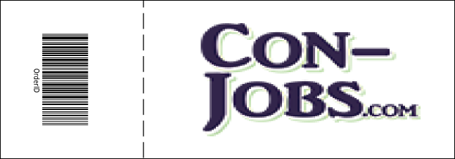 Cool Christmas Event Ticket 001 Product Back