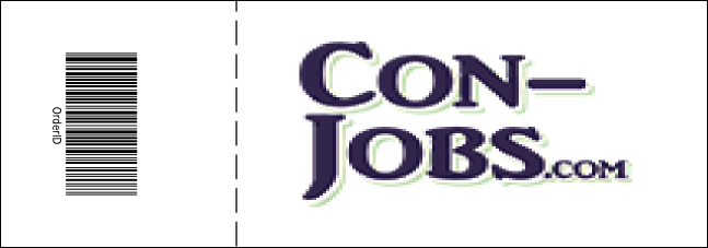 Purple Two-Tone General Admission Ticket Product Back