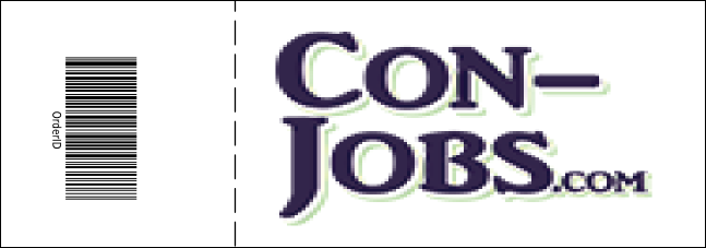 Pink Two-Tone General Admission Ticket Product Back