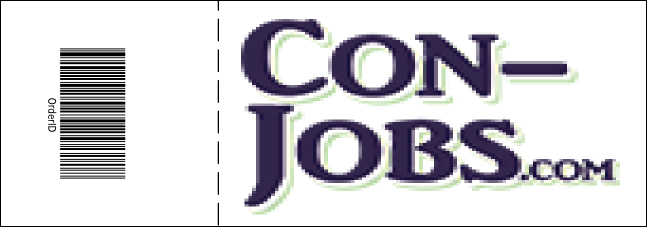 Christmas Bells General Admission Ticket with full bleed Product Back