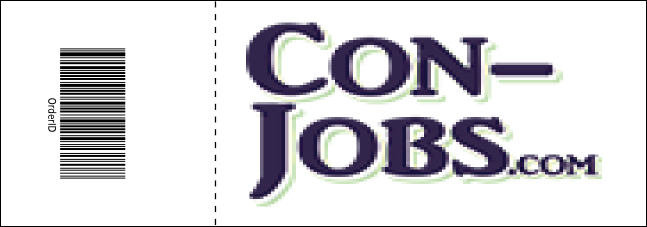 Red and Black General Admission Ticket Product Back