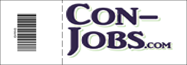 Purple and Black General Admission Ticket Product Back