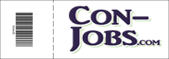 Yellow and Black General Admission Ticket Product Back