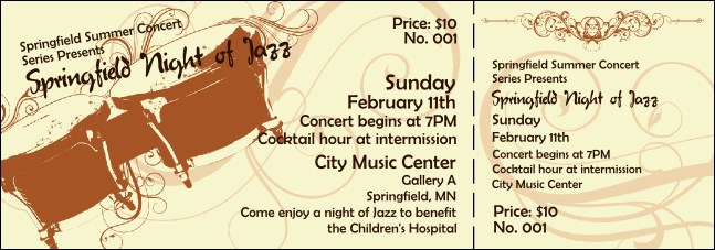 Concert Series Ticket 002 Product Front