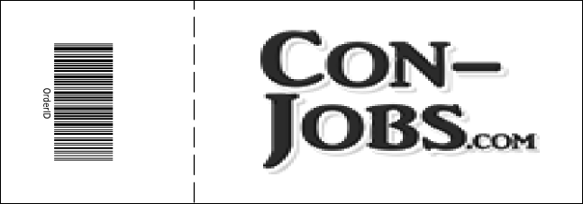 Art Opening Ticket Product Back