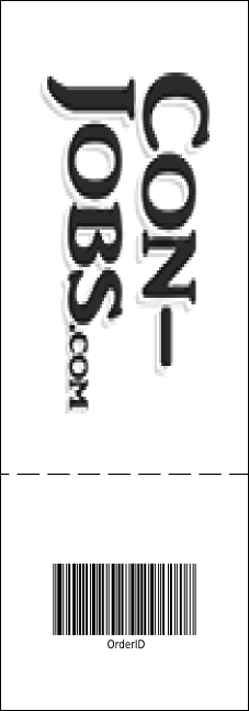 School Notebook Black and White Event Ticket Product Back