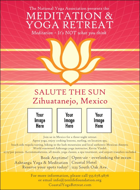 Lotus Flower Invitation