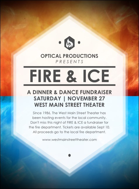 Fire and Ice Invitation Product Front