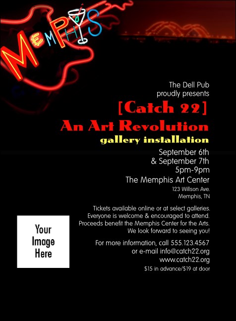 Memphis Color Invitation