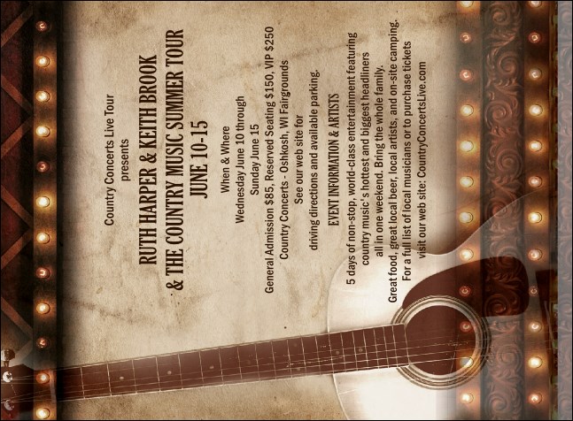 Natural Riffs Invitation Product Front