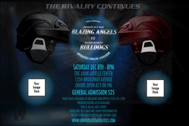 Hockey Faceoff Poster Product Front