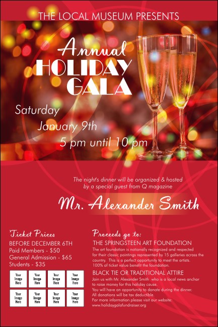 Champagne Lights Poster Product Front