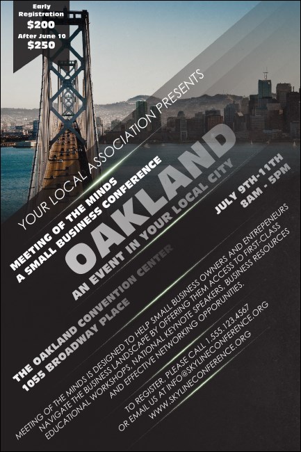 Oakland Poster Product Front