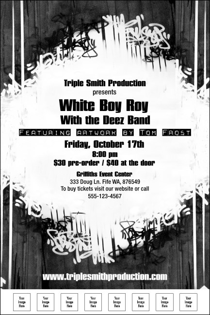 Hip Hop BW Poster Product Front