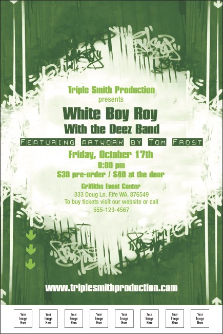 Hip Hop Green Poster Product Front