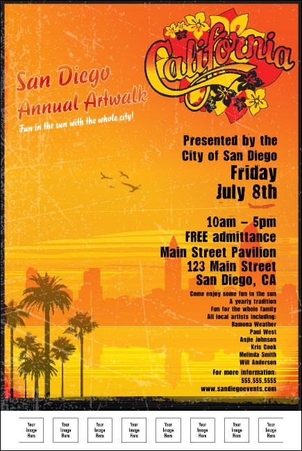 San Diego Poster Product Front