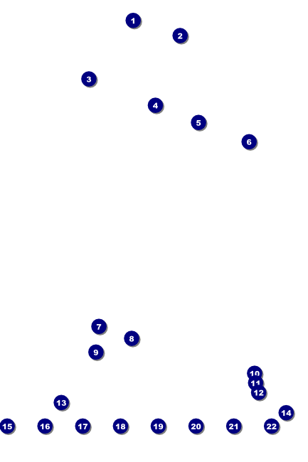 Charlotte Logo Poster Front Field Markers