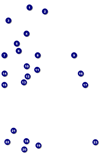 St. Patrick's Day Shamrock Postcard Front Field Markers