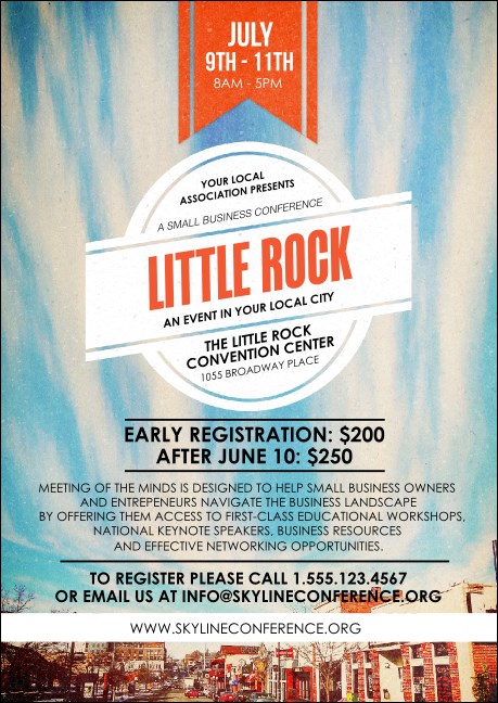 Little Rock Postcard Product Front