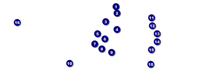 Modern Vote Raffle Ticket Front Field Markers