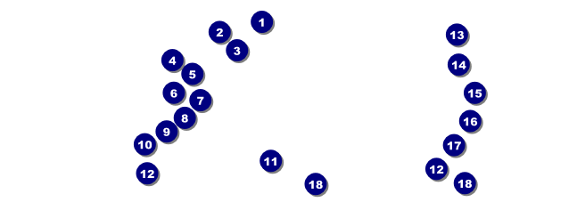 California Raffle Ticket (Orange and Blue) Front Field Markers