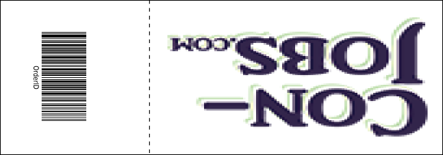 Winter Bird Raffle Ticket Product Back