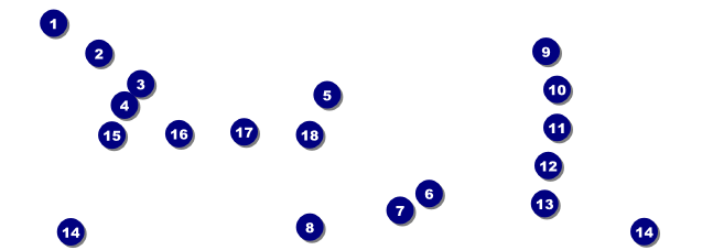 Dots Purple Landscape Raffle Ticket Front Field Markers