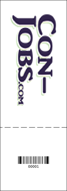 Roller Derby Pink Leopard Raffle Ticket Product Back