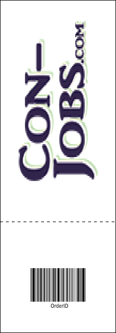 St. Patrick's Day Shamrock Raffle Ticket Product Back