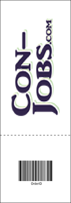 Cheerleading Jump Raffle Ticket Product Back