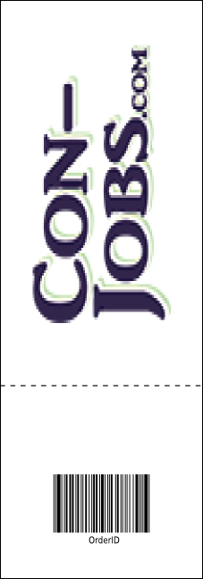 Bowling League Raffle Ticket Product Back