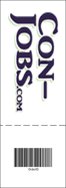 San Diego Raffle Ticket with stub Product Back